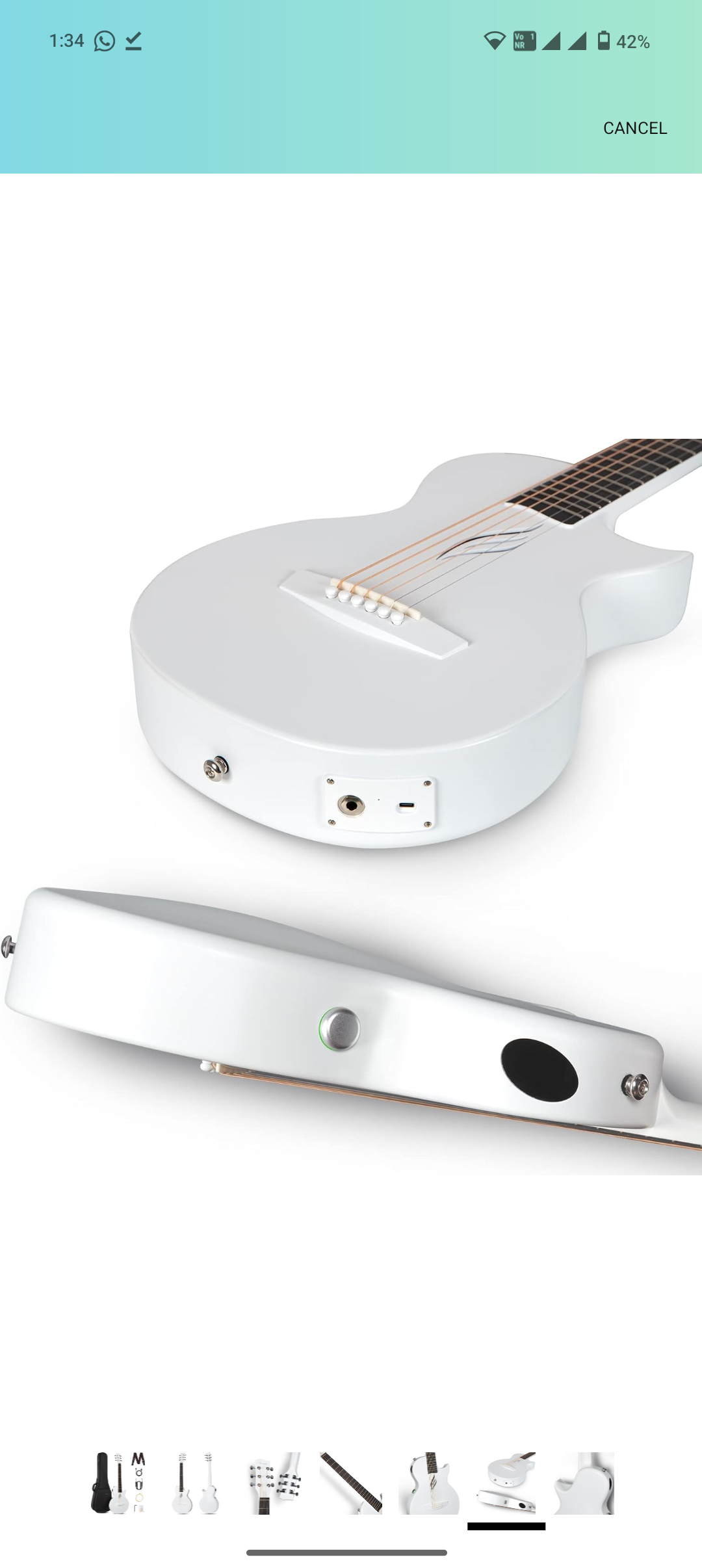 Semi Acoustic Enya Nova Go SP1 EQ