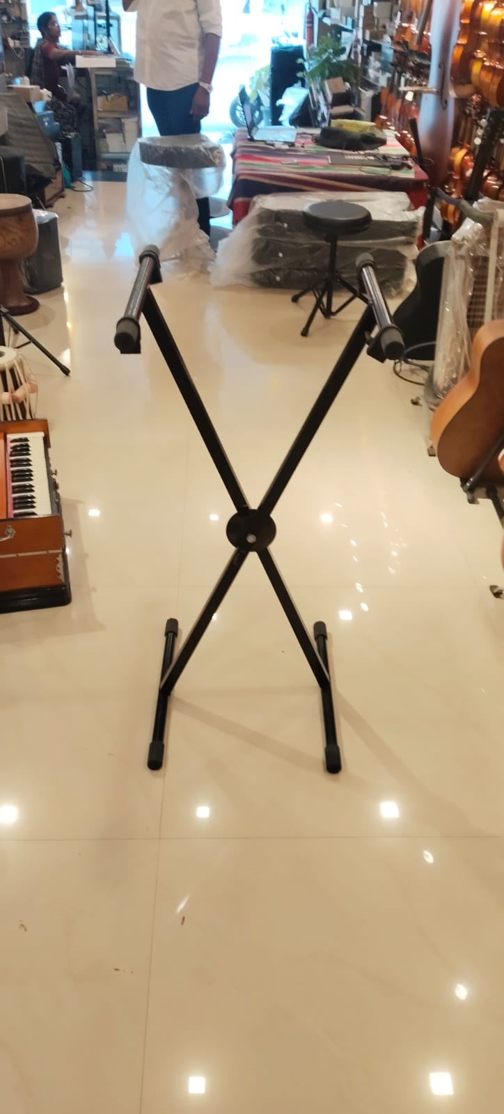 SINGLE TUBE KEYBOARD X-STAND