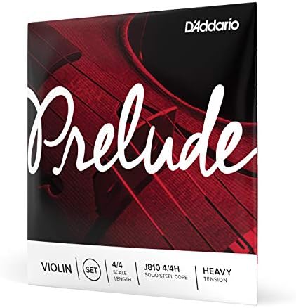 D’Addario Prelude Violin String Set J810 4/4H (Heavy Tension)