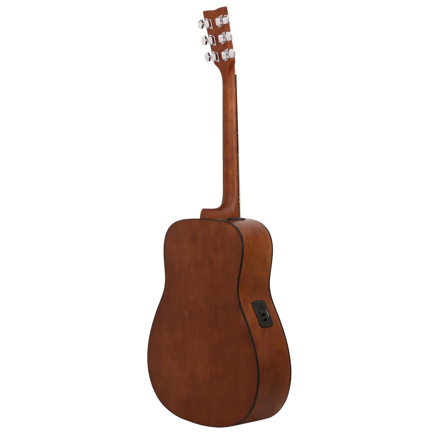 Yamaha FX280 Electro Acoustic Guitar, Natural Finish, Full-Size Dreadnought Body, 6-String with Built-in Pickup & Preamp