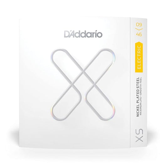 D'Addario Guitar Strings - XS Coated Electric Guitar Strings XSE0946 - Super Light Top/Regular Bottom, 9-46