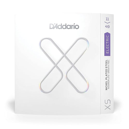 D'Addario Guitar Strings XS Coated Electric Guitar Strings  XSE1149 - Medium, 11-49