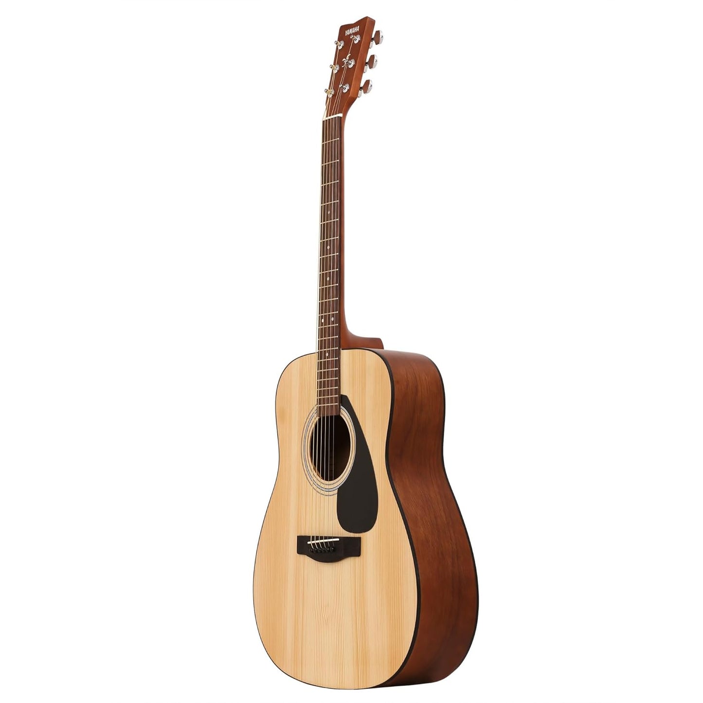 Yamaha FX280 Electro Acoustic Guitar, Natural Finish, Full-Size Dreadnought Body, 6-String with Built-in Pickup & Preamp