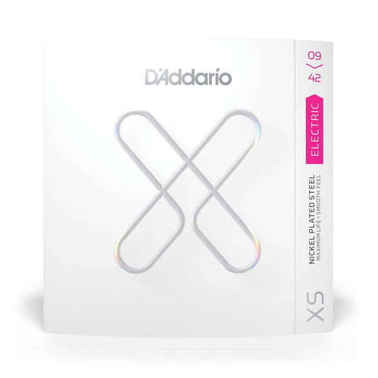 D'Addario Guitar Strings  XS Coated Electric Guitar Strings XSE0942 - Super Light, 9-42