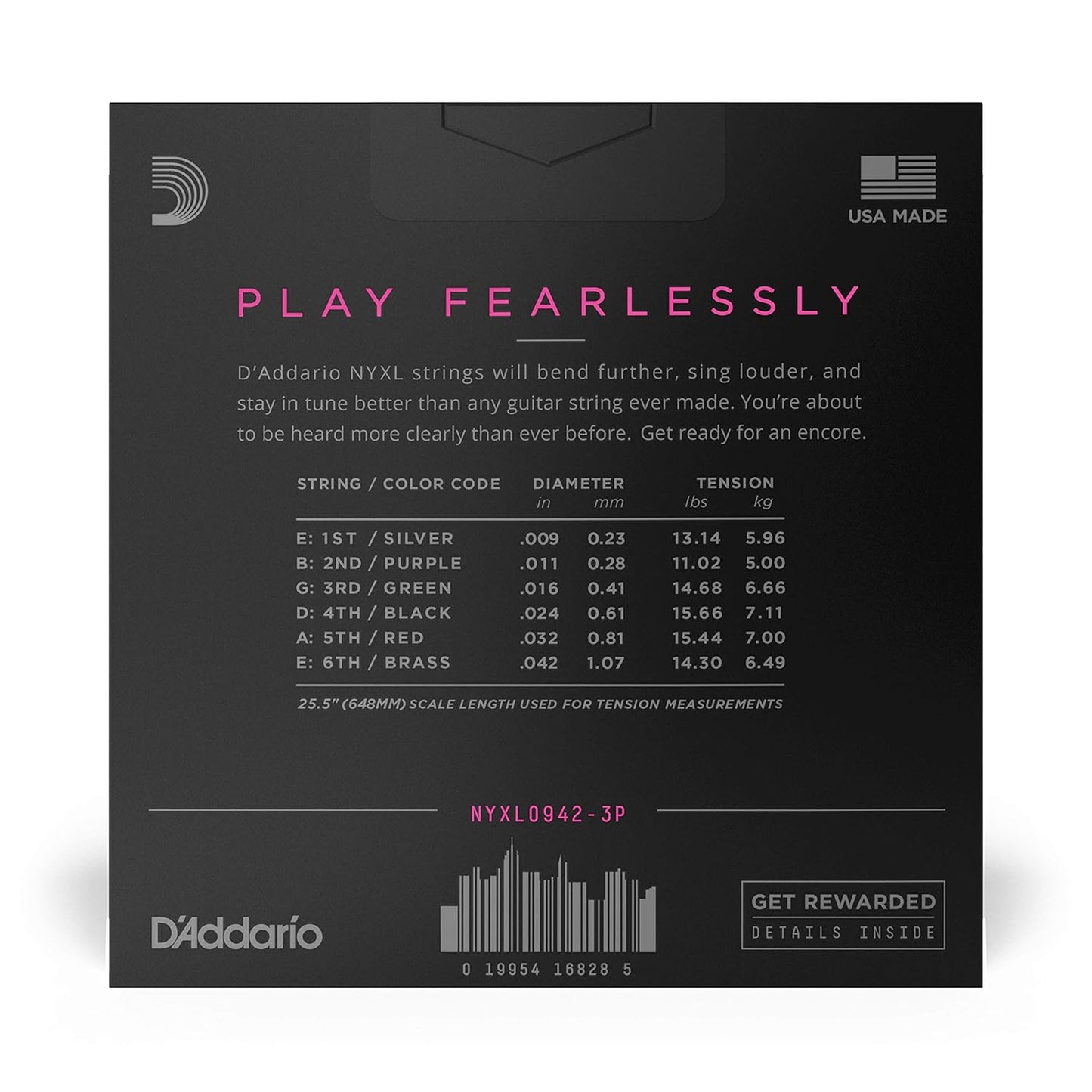 D’Addario NYXL0942 (Super Light, .009-.042) electric guitar strings