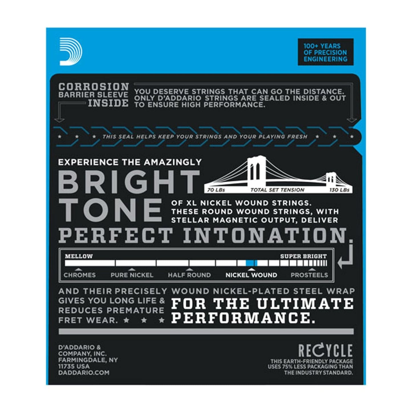 D'Addario EXL130 Nickel Wound 8-38 Extra Super Light Electric Guitar Strings