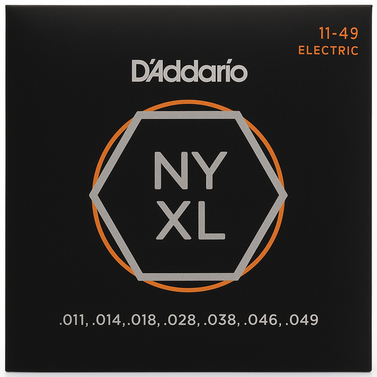 D’Addario NYXL1149 electric guitar strings (Medium gauge, 11-49)