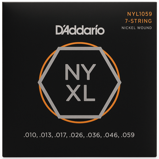 D’Addario NYXL1059 7-String Electric guitar strings