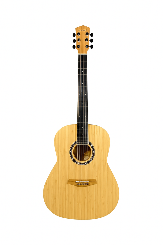Kadence Acoustica Series | Bamboo Solid Wood Acoustic Guitar KAD-BAMG-100
