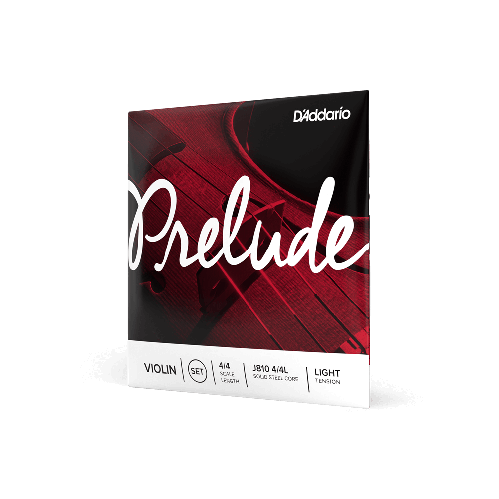 D’Addario Prelude Violin String Set, J810 4/4L (Light Tension)