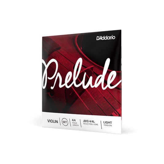 D’Addario Prelude Violin String Set, J810 4/4L (Light Tension)